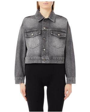 Liu Jo Denim Jackets - Grey