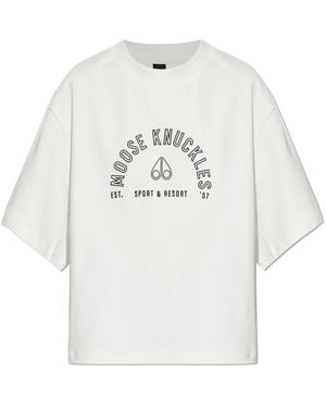 Moose Knuckles T-Shirts - Blanco