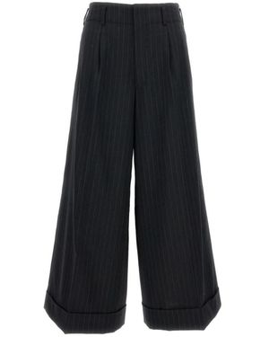 Comme des Garçons Wide Trousers - Zwart