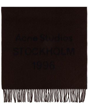 Acne Studios Winter Scarves - Negro