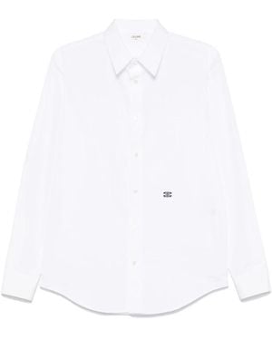 Celine Los Shirt Van Katoenpoplin - Wit