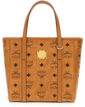 MCM Tote Bags - Brown