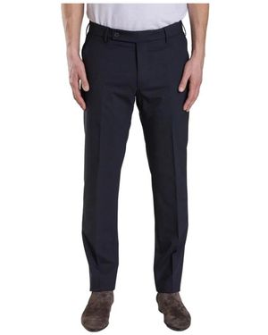 BERWICK 1707 Suit Trousers - Blue
