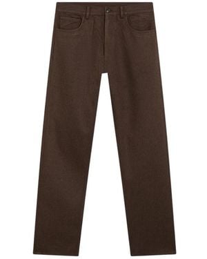 Prada Straight Trousers - Brown