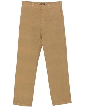 Aspesi Broeken ,Katoen Rechte Broek - Naturel