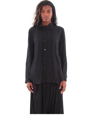 Y-3 Rayon Twill Shirt - Zwart