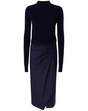Pinko Midi Jurk - Blauw
