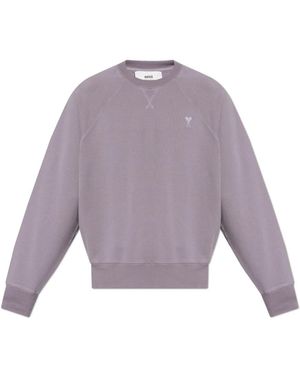 Ami Paris Sweatshirts - Purple