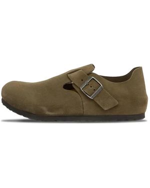 Birkenstock London Suede Thyme - Braun