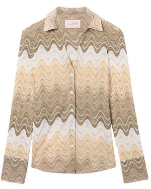 MC2 Saint Barth Overhemden ,Veelkleurig ,Shirts - Naturel