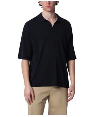 Roberto Collina Polo Shirts - Black