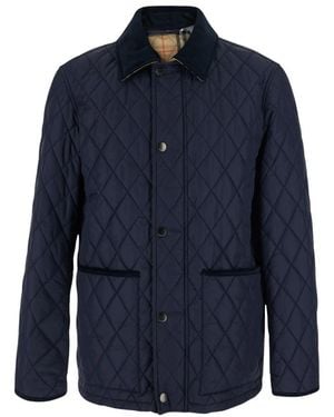 Burberry Gewatteerd Jack - Blauw