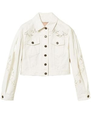 Twinset Denim Jackets - Blanco
