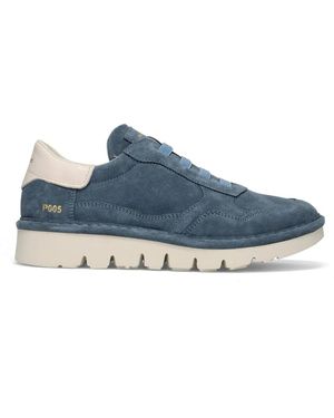 Pànchic Schoenen ,Blauw ,Leer P005 Slip-On