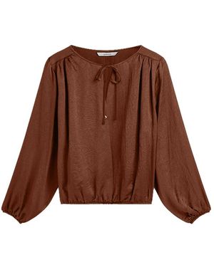 Summum Top Silky Casual - Bruin