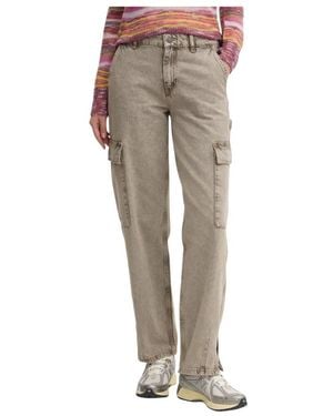 Desigual Straight Jeans - Gris