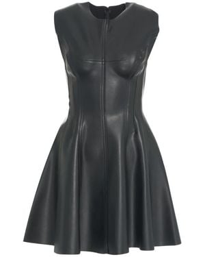 Norma Kamali Ärmelloses Grace Mini-Kleid - Schwarz