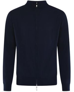 Pal Zileri Blauer Strick-Cardigan Für Herren