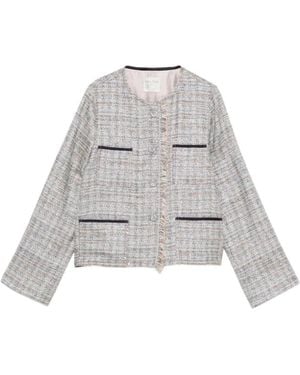 forte_forte Tweed Jackets - Grey