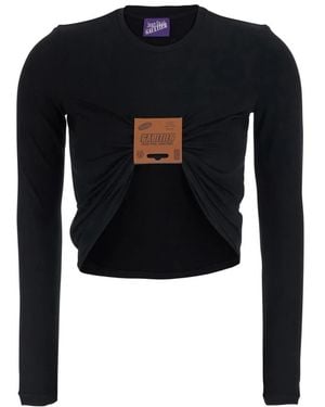 Jean Paul Gaultier Long Sleeve Tops - Nero
