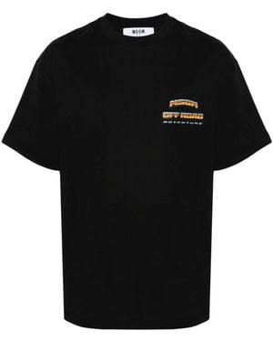 MSGM T-Shirts - Schwarz