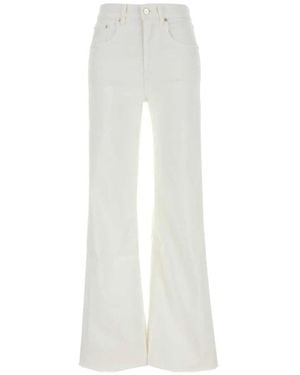 Lois Flared Jeans - White