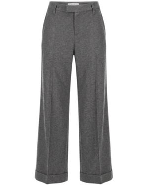 Brunello Cucinelli Wide Trousers - Gris
