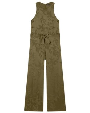 ARMANI EXCHANGE Jumpsuits & Playsuits ,Groen ,Jacquard Jumpsuit Met Riem