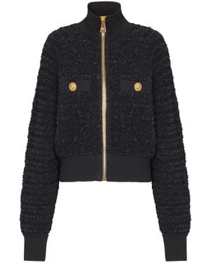 Balmain Tweed Jackets - Zwart