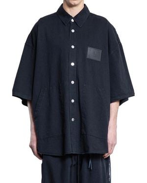 MASTERMIND WORLD Short Sleeve Shirts - Blue