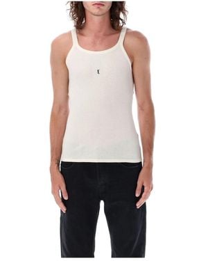 Saint Laurent Sleeveless Tops - Blue