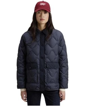 Woolrich Donzen Jassen - Blauw