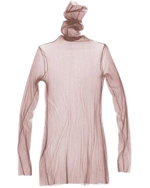 Cortana Tops ,Bruin ,Nylon Cisne De Tul - Roze