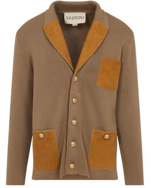 Valentino Braune Jacke Stilvoll Aw25
