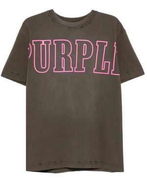 Purple Brand T-Shirts - Grey