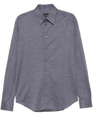 Giorgio Armani Shirt Regular Fit - Grijs