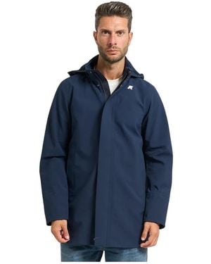 K-Way Dreiviertel-Parka - Blau