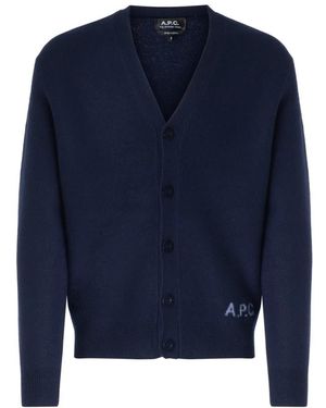 A.P.C. Cardigans - Blue