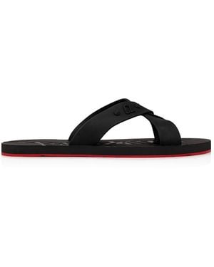 Christian Louboutin Flip Flops - Marrón