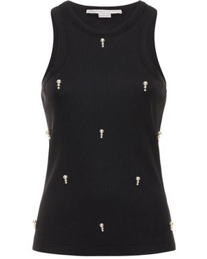 Stella McCartney Sleeveless Tops - Black