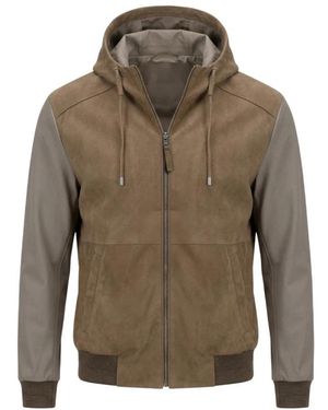 The Jack Leathers Jassen ,Leer Abiti Poliestere - Groen