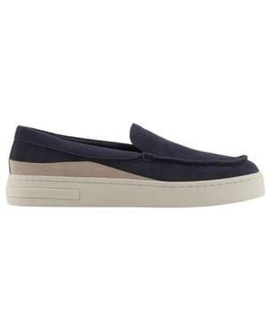 ARMANI EXCHANGE Loafers - Blue
