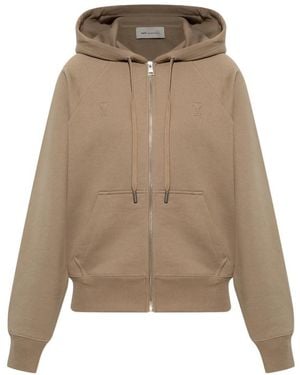 Ami Paris The Hoodie - Naturel