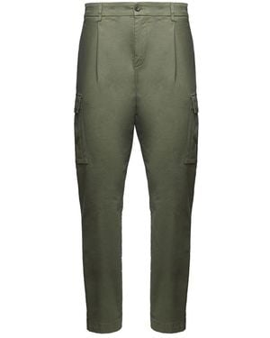 Aeronautica Militare Cropped Trousers - Green