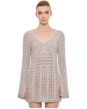 Marco Rambaldi Strickkleid - Braun