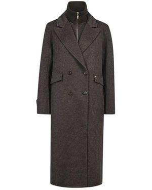 Mos Mosh Double-Breasted Coats - Negro