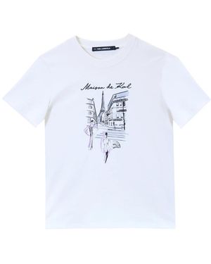 KARL LAGERFELD T-Shirts - Blue