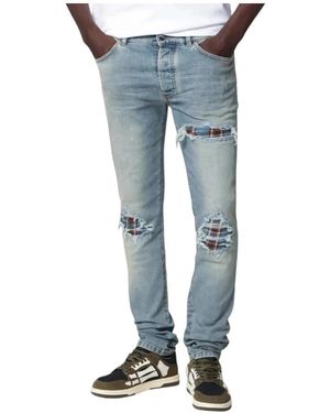 Amiri Flannel Mx1 Jean - Blauw