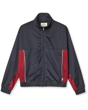 Mads Nørgaard Parisian Night Oversized Sweatshirt Jas - Blauw