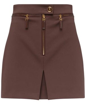 Elisabetta Franchi Short Skirts - Marrone